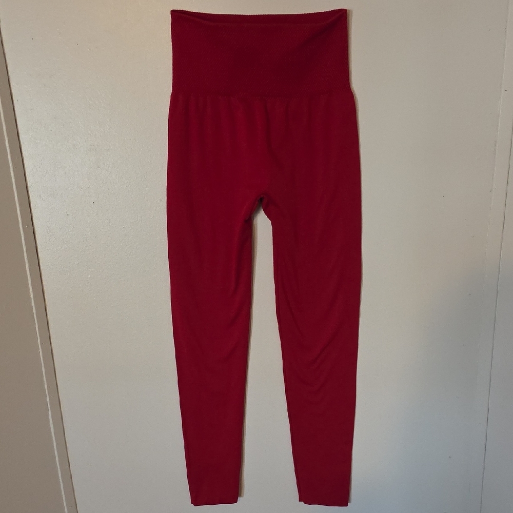 Vibrant Red Leggings